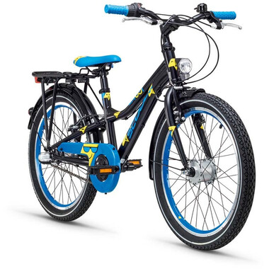 S'COOL EMOJI DIRT 20" 3 Speed City Bike Aluminium Black/Blue 2020 0